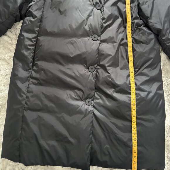 Eileen Fisher Puffer Puff Down Coat Jacket with Hood 3X - Picture 6 of 9